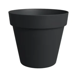 Pot polypro noir o25cm