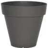 Pot rond patio d50 gris