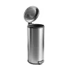 Poubelle a pedale 30l inox