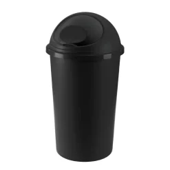 Poubelle big hoop 45l noir