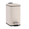 Poubelle 3l metal frein de chute