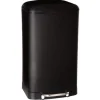 Poubelle metal 30l noir ariane