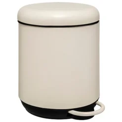 Poubelle sdb 5l duo ivoire five