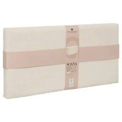 Pouf pliable double soana blanc