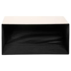 Pouf pliable double soana blanc