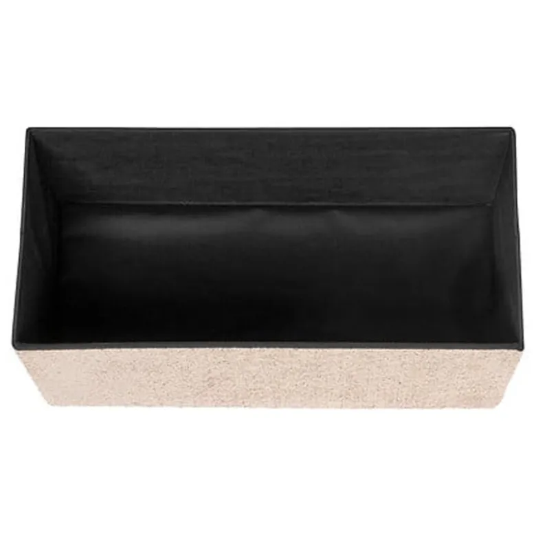 Pouf pliable double soana taupe