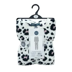 Pyjama femme polaire leopard