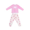 Pyjama fille polare noeud rose