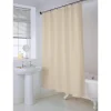 Rideau de douche beige