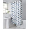 Rideau de douche chevron
