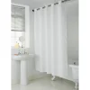 Rideau de douche 180x185cm blanc