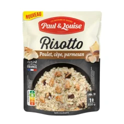 Risotto poulet, cepe, parmesan