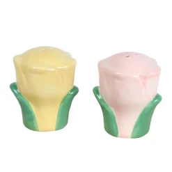 Saliere et poivriere forme fleur