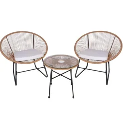 Salon de jardin 3p cordage