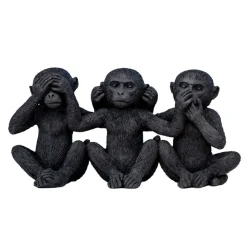 Sculpture 3 singes de la sagesse