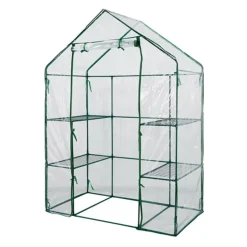 Serre de jardin xl avec etageres