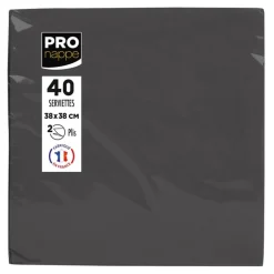 Serviette 38x38 tex touch x40 no