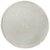 Set de table ronds naturels x4