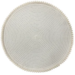 Set de table ronds naturels x4
