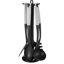 Set de 5 ustensiles avec support