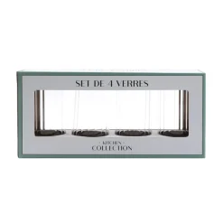 Set de 4 verres cottele haut