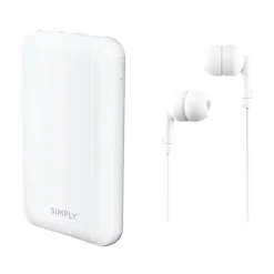 Set ecouteurs + batterie secours