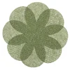 2 sets de table fleur vert