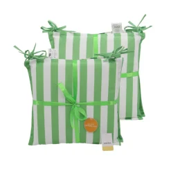 Set x2 galette de chaises rayee