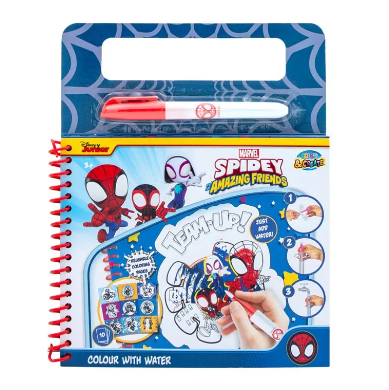 Spidey coloriage a l eau