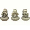 Statue bouddha col laiton 3ass