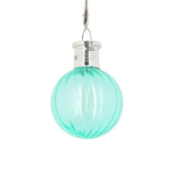 Suspension boule pastel a led