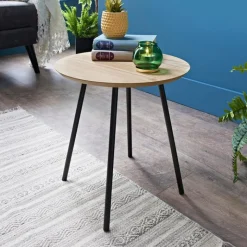 Table d appoint bois/metal