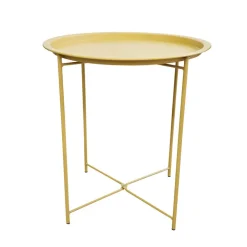 Table d'appoint tina ocre/terra/