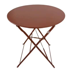 Table ronde en metal lisa d60cm