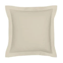 Taie d'oreiller 63x63 coton beig