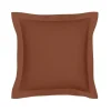 Taie d'oreiller x2 63x63 gingerb