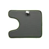 Tapis contour teddy fleece vert