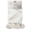 Tapis de bain diamant ecru