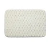 Tapis de bain soft touch blanc