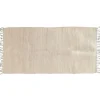 Tapis delhi 70x140cm blanc
