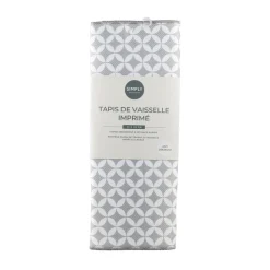 Tapis de vaisselle imprime
