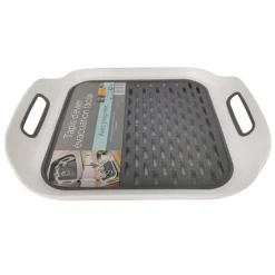 Tapis d'evier avec poignees