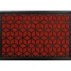 Tapis long island 40x60cm rouge