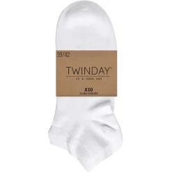 Tiges courtes x10 blanc