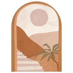 Toile arche palmier