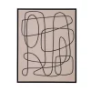 Toile encadree lin