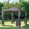 Tonnelle 2.5mx2.5m avec rideaux