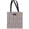 Tote bag leopard et message