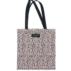 Tote bag leopard et message