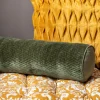 Traversin zigzag 45x15cm vert fo